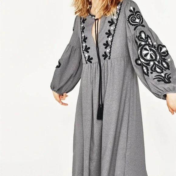 Zara | Dresses | Zara Womens Embroidered Maxi Dress | Poshmark Zara | Dresses | Zara Womens Embroidered Maxi Dress | Poshmark